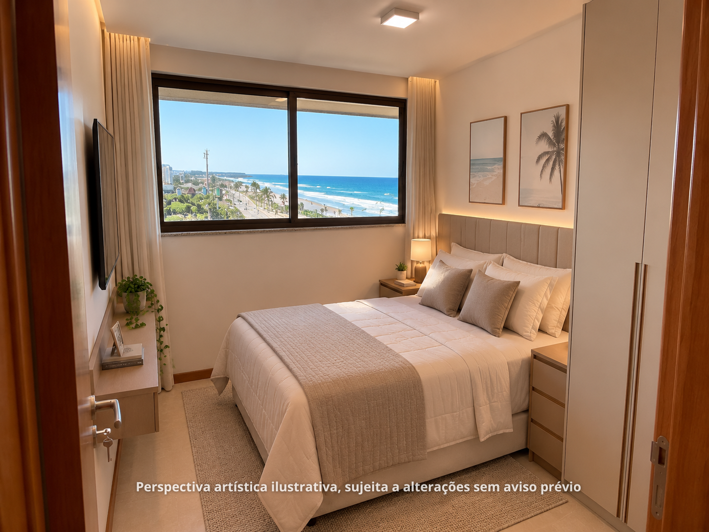 Quarto secundário decorado
